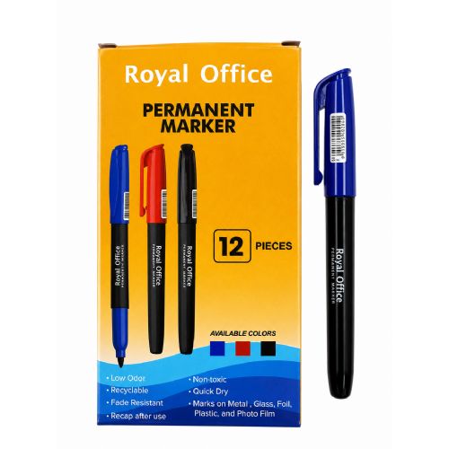 MARKER INDELEBILE PUNTA FINE BLU ROYAL OFFICE 1,9M